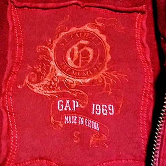 Gap XL Full Zip Hoodie w Pockets & Adjustable Drawstring Waist Double End Zipper - Picture 9 of 14